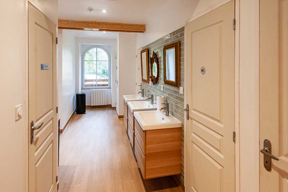 Salle de bain au Chateau de Launay Guen - Bretagne